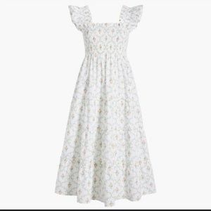 SM White Trellis Ellie Nap Dress